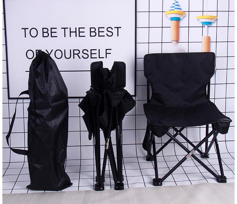 Портативный складной стул для кемпинга на открытом воздухе с индивидуальным логотипом — идеально подходит для рыбалки, рисования и весенних вылазок на природу