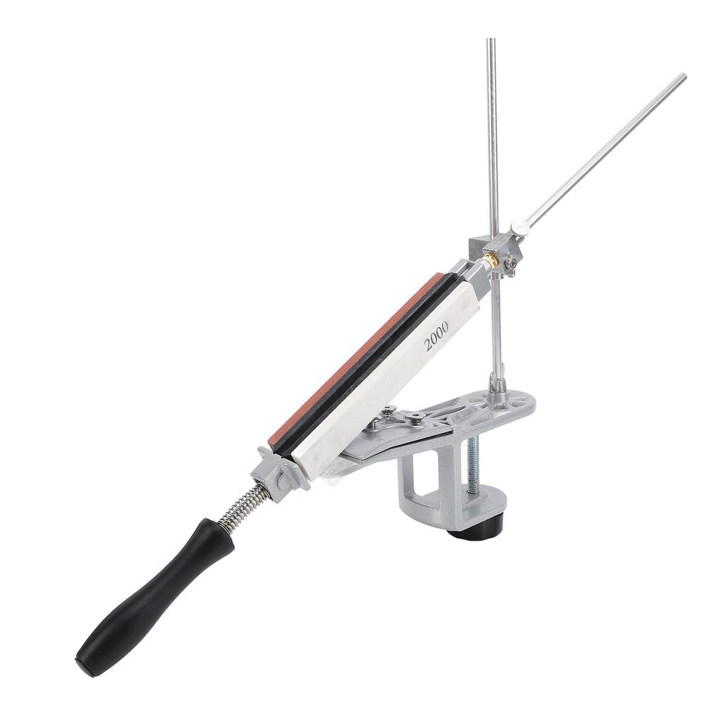 Точилка с фиксированным углом и 6 точильными камнями Стальной универсальный набор инструментов для заточки для кухонного шеф-поварского ножа