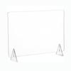 Menu Records Whiteboard with Stand Acrylic Dry-Erase Board Desktop Display Memo Message Board