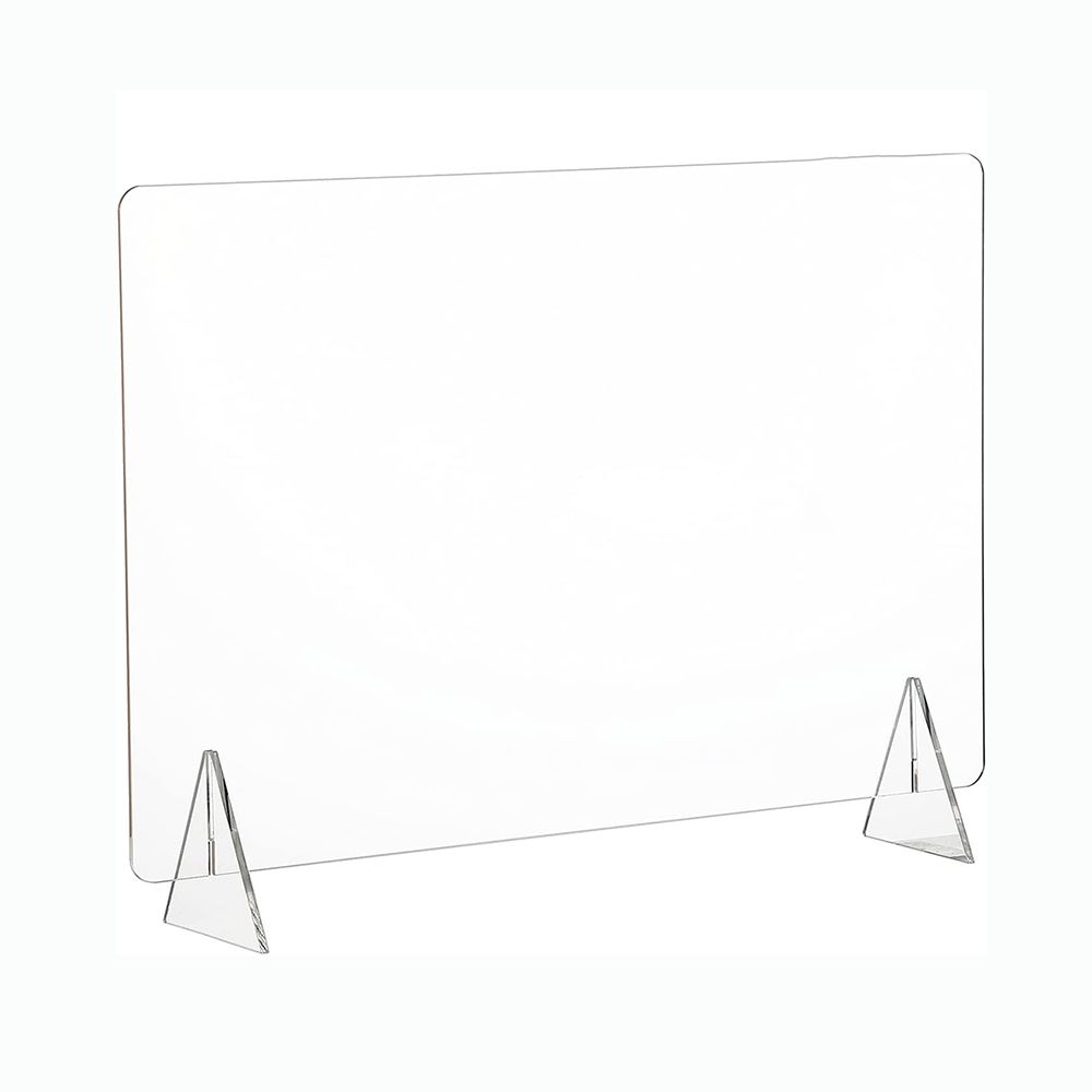 Menu Records Whiteboard with Stand Acrylic Dry-Erase Board Desktop Display Memo Message Board