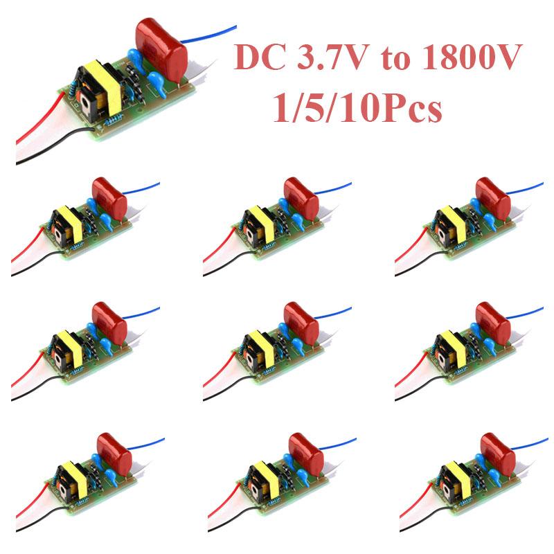 1~10Pcs DC 3.7V To 1800V High Voltage Booster Module DC High Voltage Ignition Coil Peak Output 2000V Pulse Voltage Converter