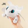 Car Ornament Dragon Plush Toy with Movable Wings Flying Toothless Decor Motorcycle Sunroof Decoration Interior Accessories Cute Accessory