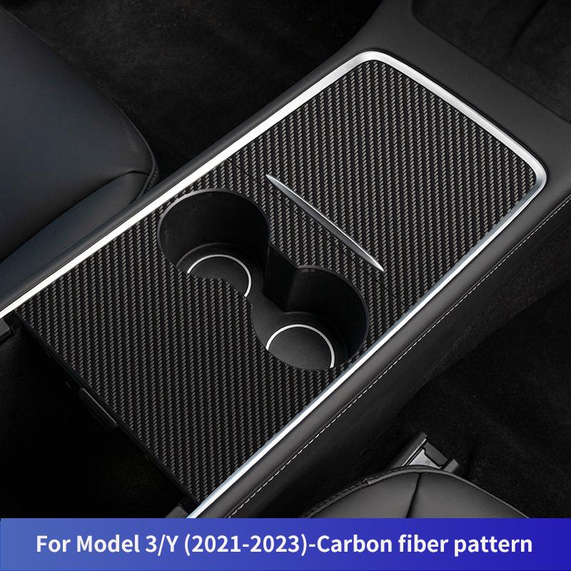 Для Tesla Model 3 2021 22 2023/Model Y Наклейка на центральный пульт управления Защитная наклейка на центральный пульт управления Интерьер автомобиля
