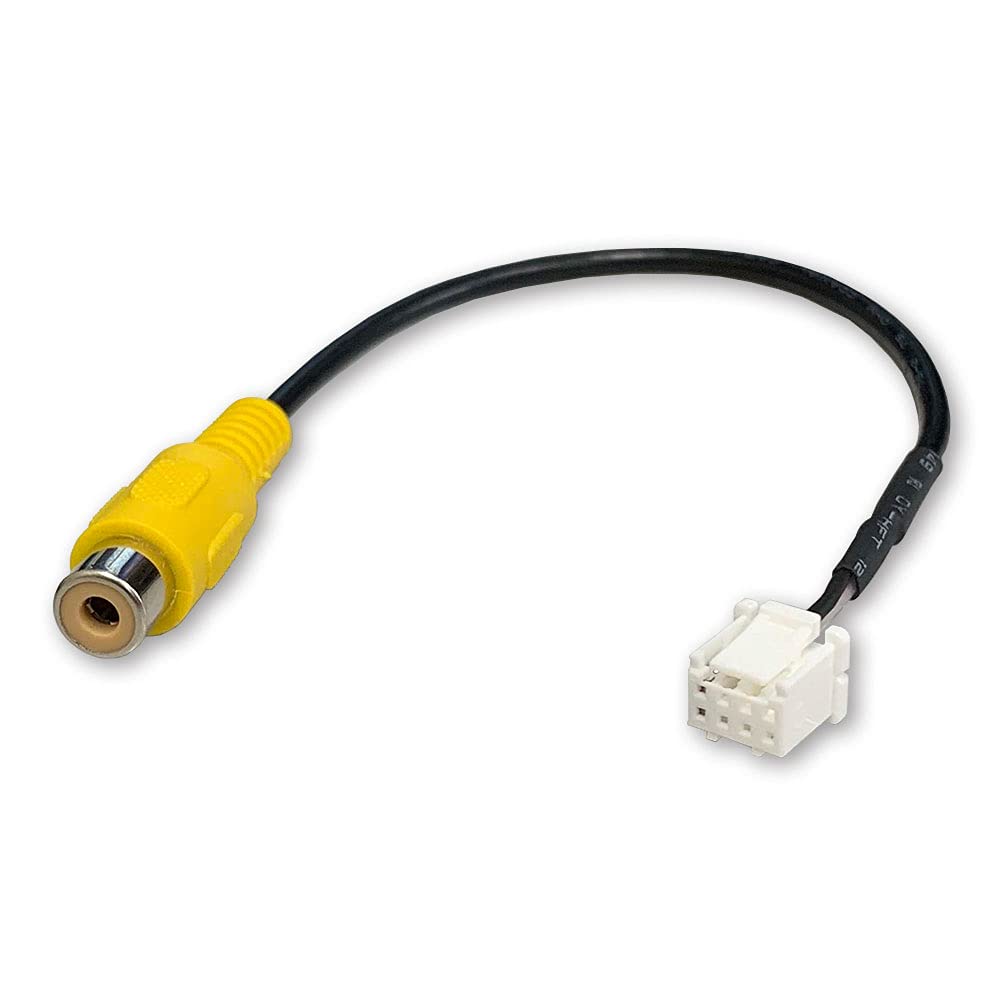 Compatible Kenwood Rear Camera Conversion Adapter RCA RCA Conversion Harness Car Commercial Rear Camera Connection Cable for Saisoku Navigation 2022