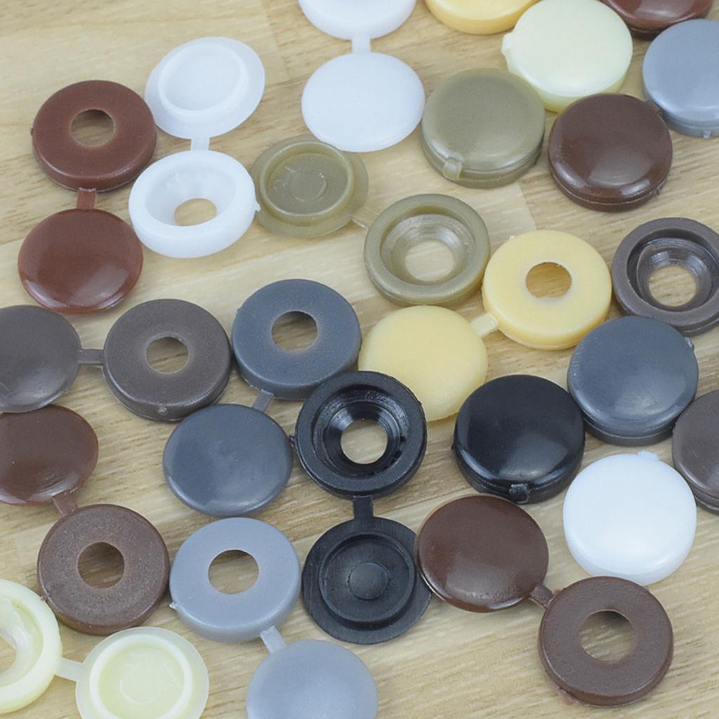 100 шт. Саморез с крестообразной крышкой Декоративная заглушка для отверстия Саморез с крышкой