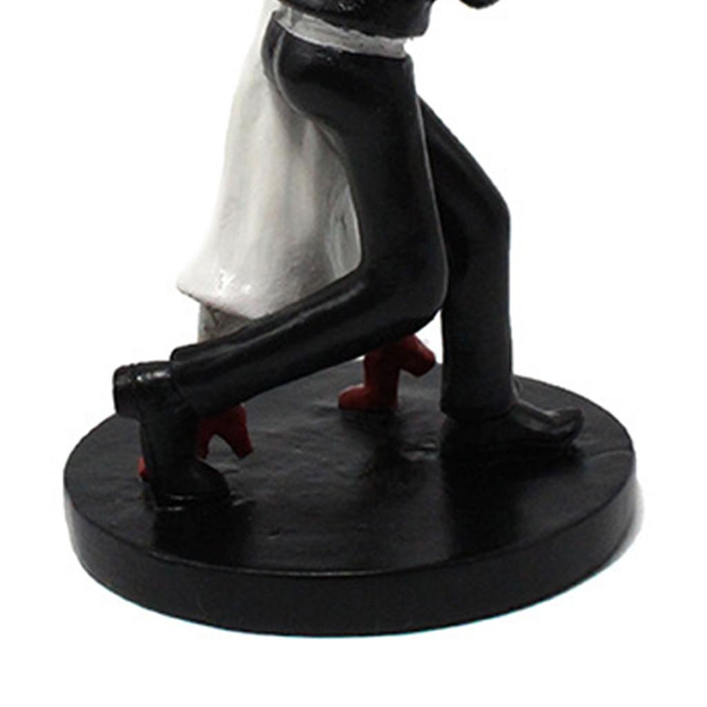 Танцующий череп пара статуя реалистичный коллекционный смоляной скелет пара статуэтка украшение для дома