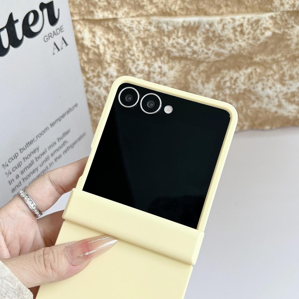 Матовый чехол с градиентом и двойным цветом для Samsung Galaxy Z Flip 7 6 5 4 3 flip7 ZFlip Защита шарнира Жесткий ПК Ударопрочный Тонкий чехол