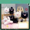 Creative Angry Jinnew Toothed Cat With Magnetic Attraction Keychain Bag Earphone