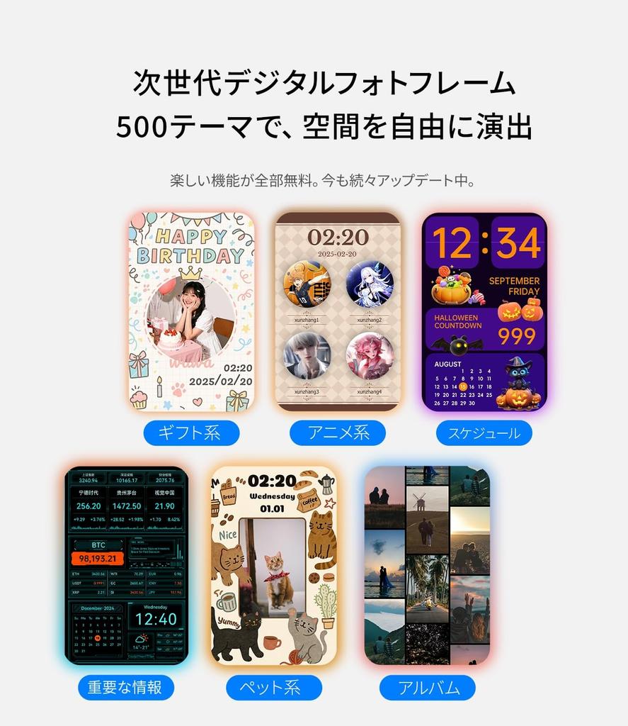 Divoom Times Frame Цифровая фоторамка Инновационный полупрозрачный дизайн с 500 Быстрыми 6 64 ГБ Full HD Дисплеем Divoom Специальный для фото и видео Идеальный подарок