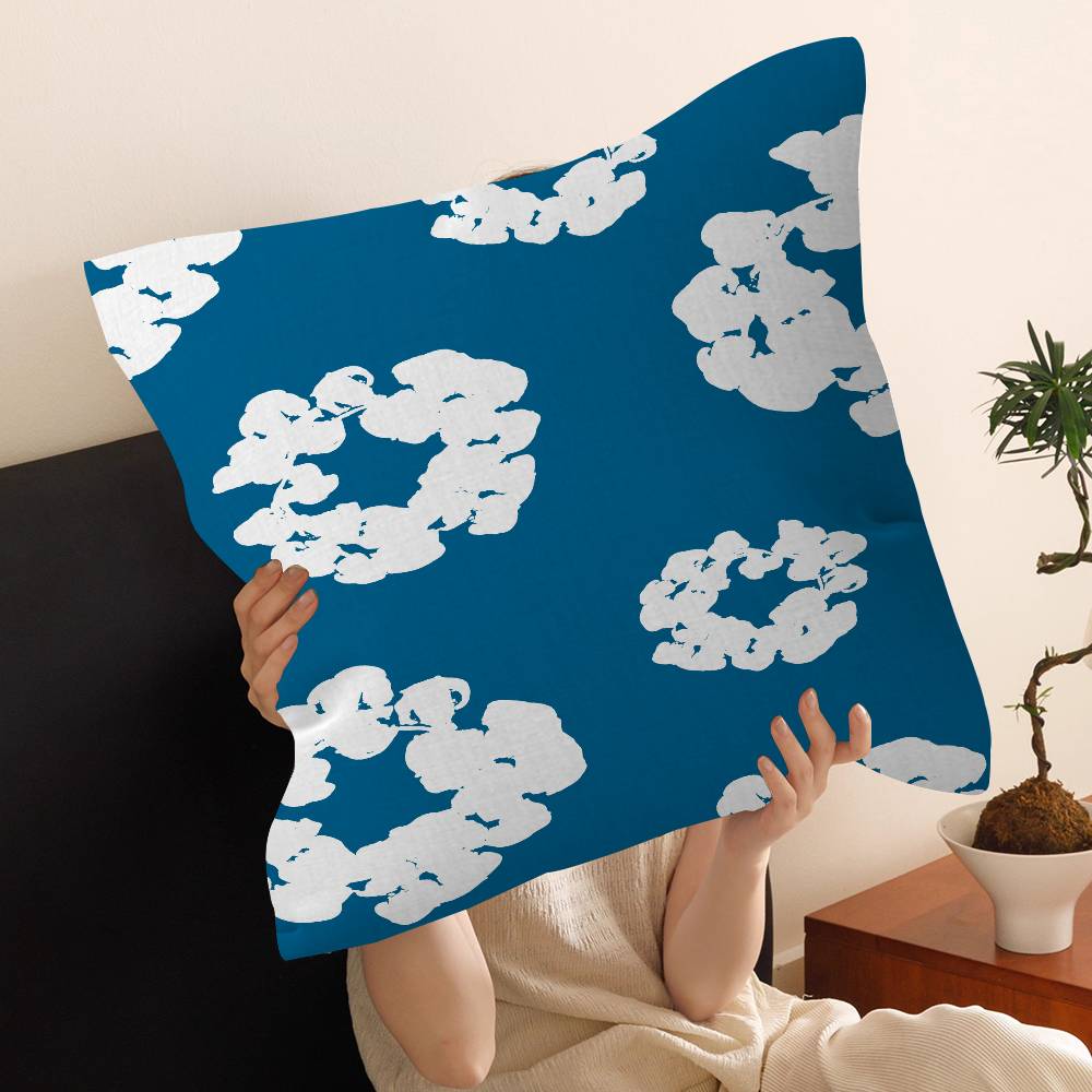 Роскошный D-Деним T-Tears Наволочка Подушка-игрушка для дивана автомобиля Рождественский подарок 40x40см 45x45см