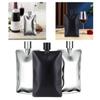 Wavy Wine Pot Stainless Steel Vodka Flask Minimalist Liquor Bottle  Outdoor Use