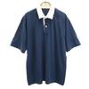 Made In Japan Short Sleeve Polo Shirt Navy Outdoors Men's Used