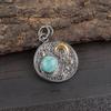 Ювелирные изделия из амазонита, кулон из стерлингового серебра 925 пробы, ювелирные изделия ручной работы с драгоценными камнями, подарки для жены, абсолютно новый кулон