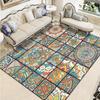 Home Ethnic Living Room Rug Coffee Table Sofa Rug Bohemian Rug Scandinavian Retro Floor Mats Bedroom Decoration Carpet