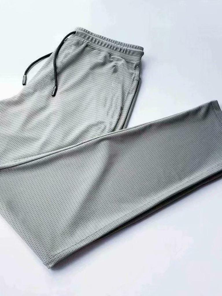 2024 Мужские дышащие быстросохнущие сетчатые брюки Ice Silk - Летние повседневные брюки