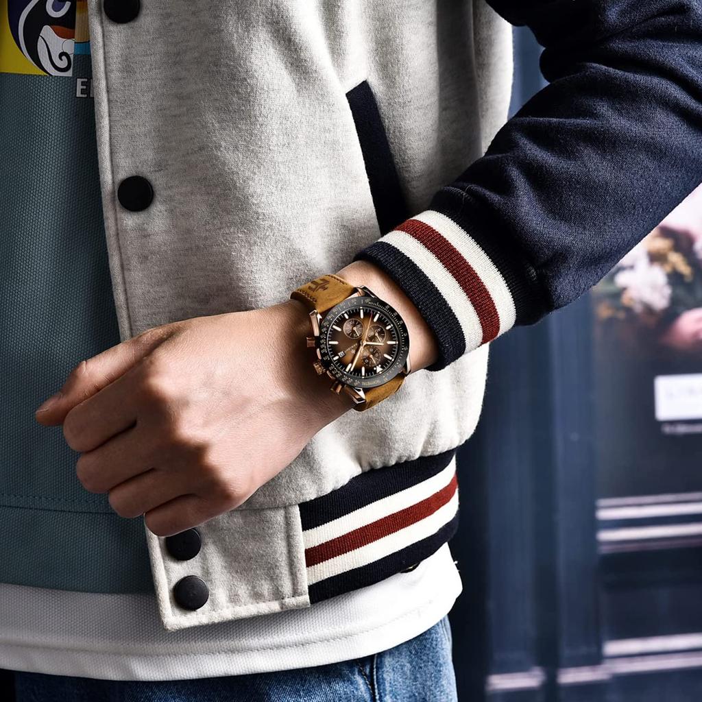 Часы BENYAR AKNIGHT, стильные часы, светящийся хронограф, фиксированный безель, аналоговый календарь, наручные часы, водонепроницаемые, японские кварцевые часы, стальной браслет