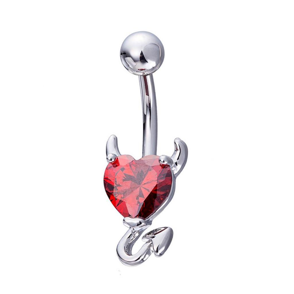 1Pc Fashion Sexy Shiny Navel Belly Button Ring Rhinestone Body Piercing Jewelry KTJ