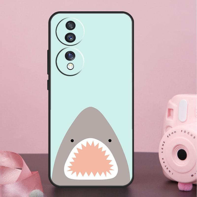 Чехол со китовыми акулами для Honor 90 70 50 10 Magic 5 Lite Magic 6 Pro X7 X8 X9 X6a X7a X8a X9a X9b X8b