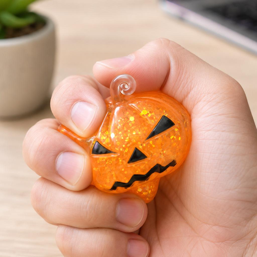 Halloween Pumpkin Toy Slow Rising Stress Toy for Kids Adults