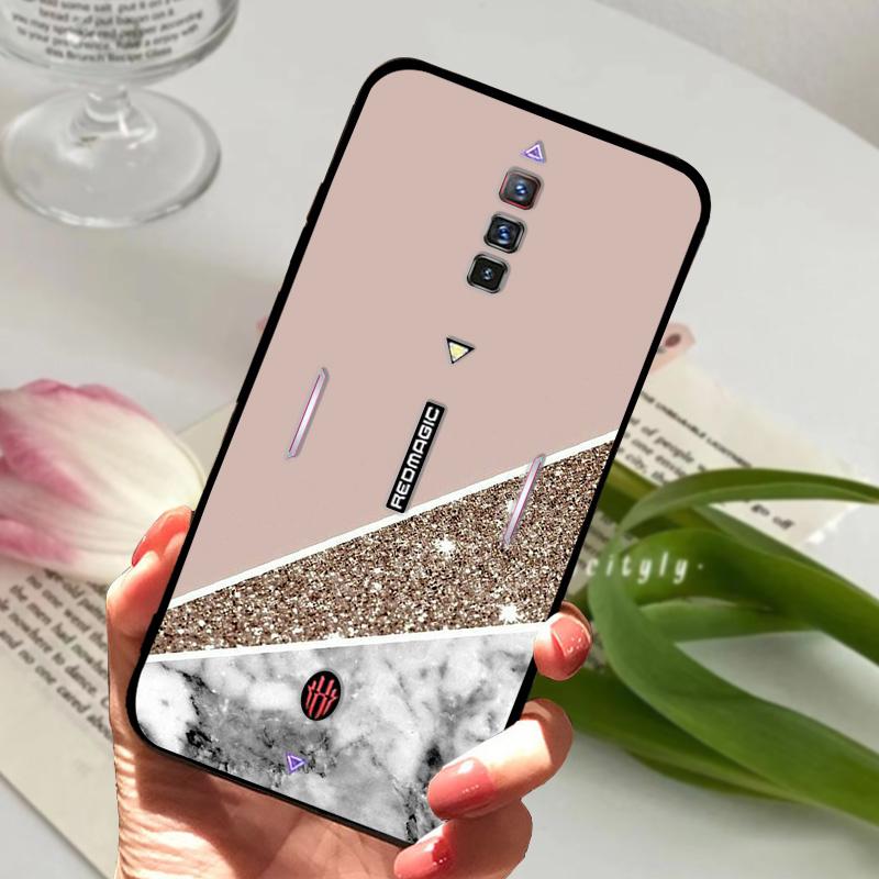 Чехол для ZTE Nubia Red Magic 6 Ударопрочный Мягкий ТПУ Силиконовый Чехол для Телефона Для ZTE Nubia Red Magic 6S Pro Capa Мультяшный RedMagic 6