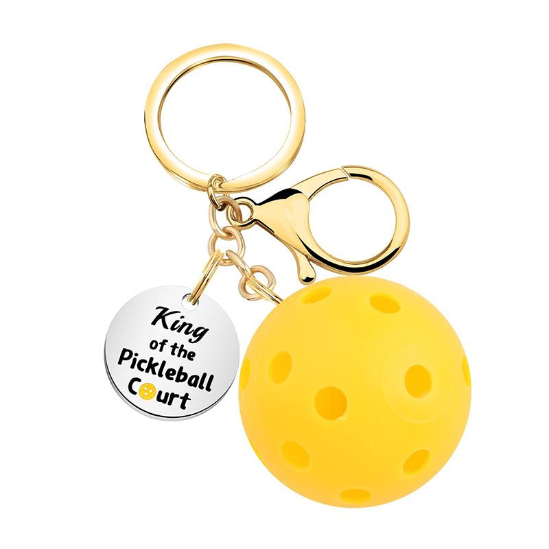 Pickleball Key Chains Rings Holder Creative Pendants Gift Fashion Accessories