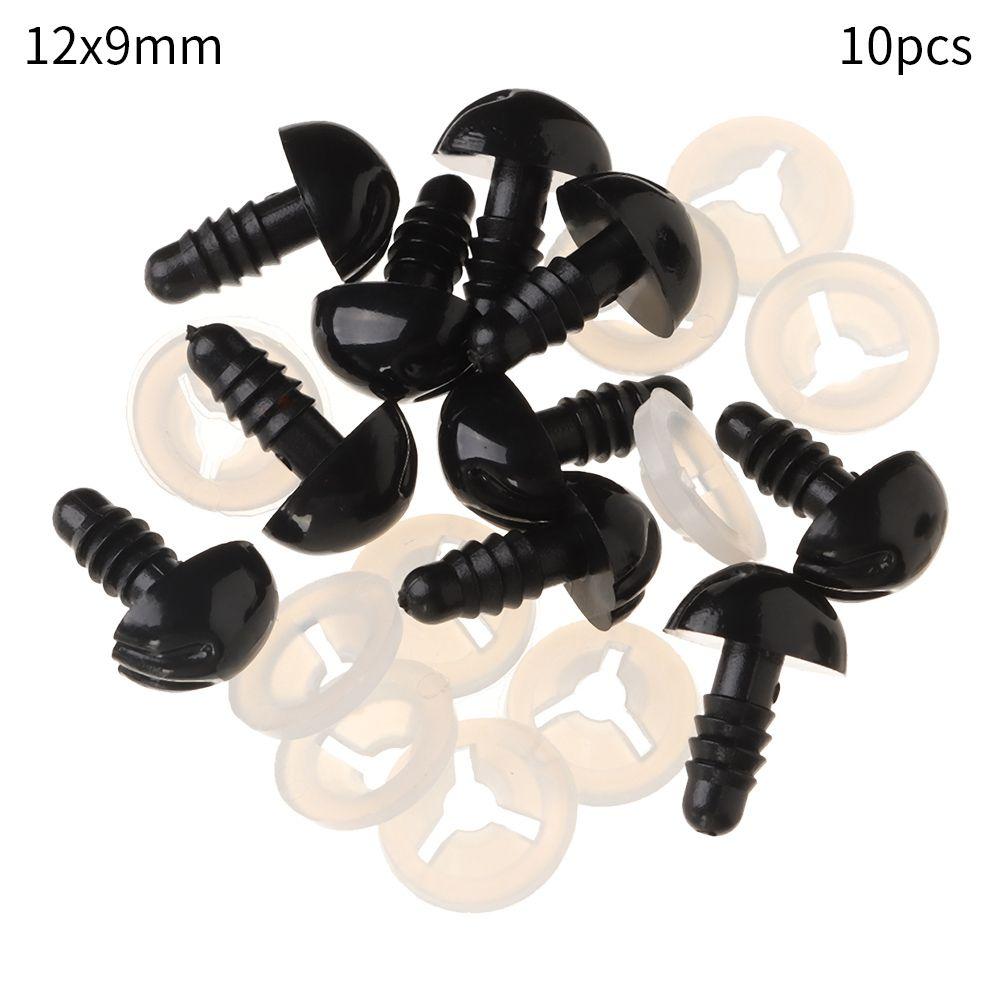 10pcs Plastic DIY Tool Bear Buttons DIY Doll Noses Safety Noses Parts Oval Nose Dolls Accessories