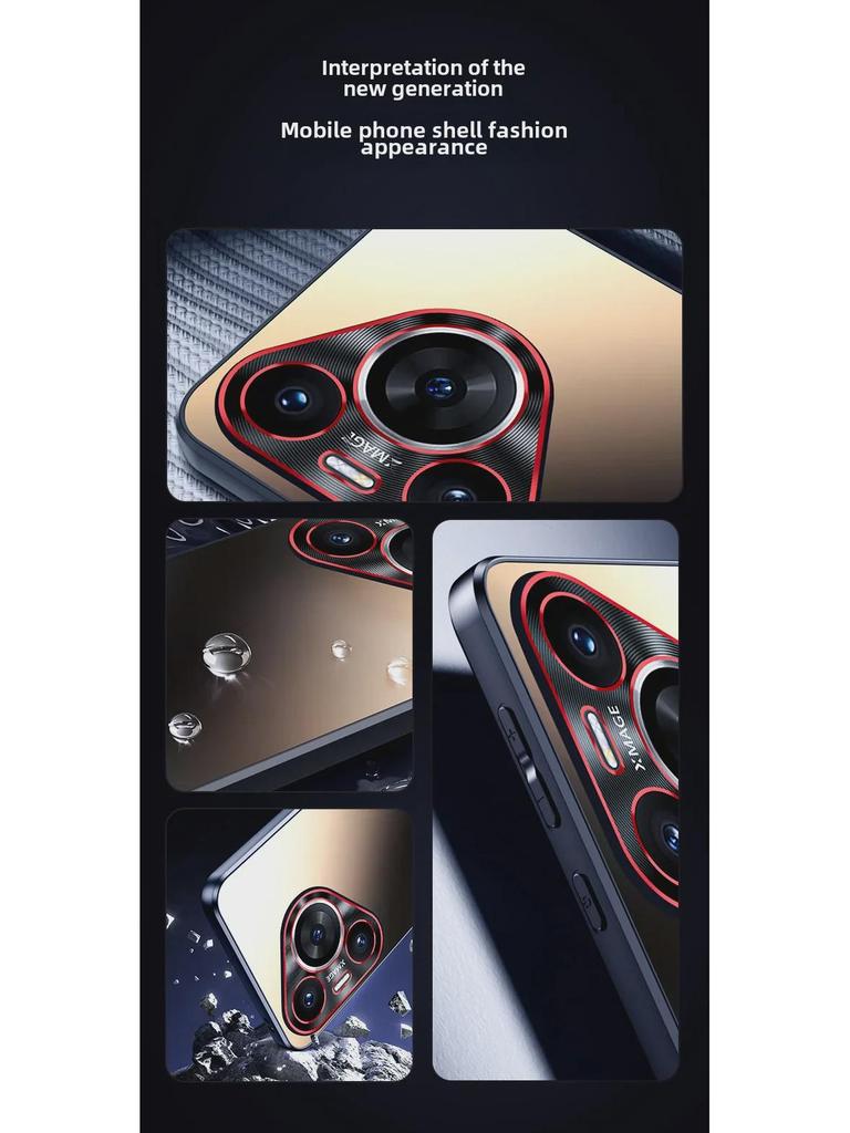 Чехол-кронштейн Huawei Pura 70 Ultra Magnetic, двухцветный AG матовый, противоударный, модный, для мобильного телефона P70Pro+