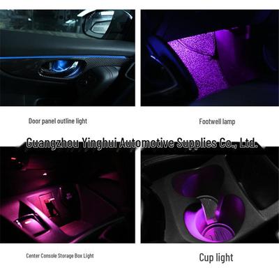 Комплект интерьерной RGB-подсветки для Nissan Qashqai/X-Trail - Подходит для 20 моделей