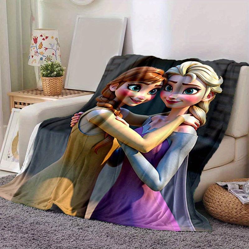 1PC Cartoon Blanket, Seasonal Universal, Home Decoration, Throw Blankets, Cute Cartoon Print, Soft Flannel Throw Blanket, Versatile & Cozy f
