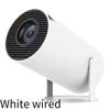 Проектор HY320 Mini 4K, 720P, Android 11, ANSI, WIFI6, BT5.0, просмотр фильмов на открытом воздухе, ноутбук, поворотный, 320 °