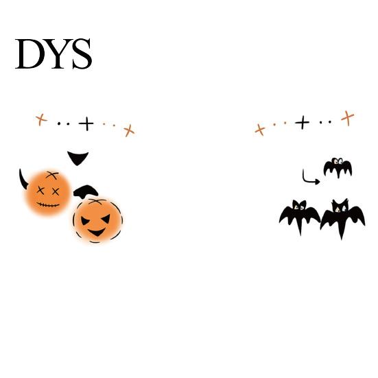 Halloween Face Tattoos Temporary Tattoos, Realistic Waterproof Water Transfer Stickers, Skin-friendly Tattoo for Adults Breathable Body Art,