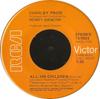7-дюймовая пластинка CHARLEY PRIDE  All His Children 740624 RCA Victor 1972 США Кантри/Фолк Б/у