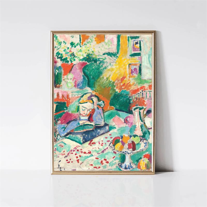Анри Матисс Классические Работы Цветной Пейзаж Постер Портрет Женщины Кошка Цветок Печать на Холсте Настенное Искусство для Комнаты Домашний Декор