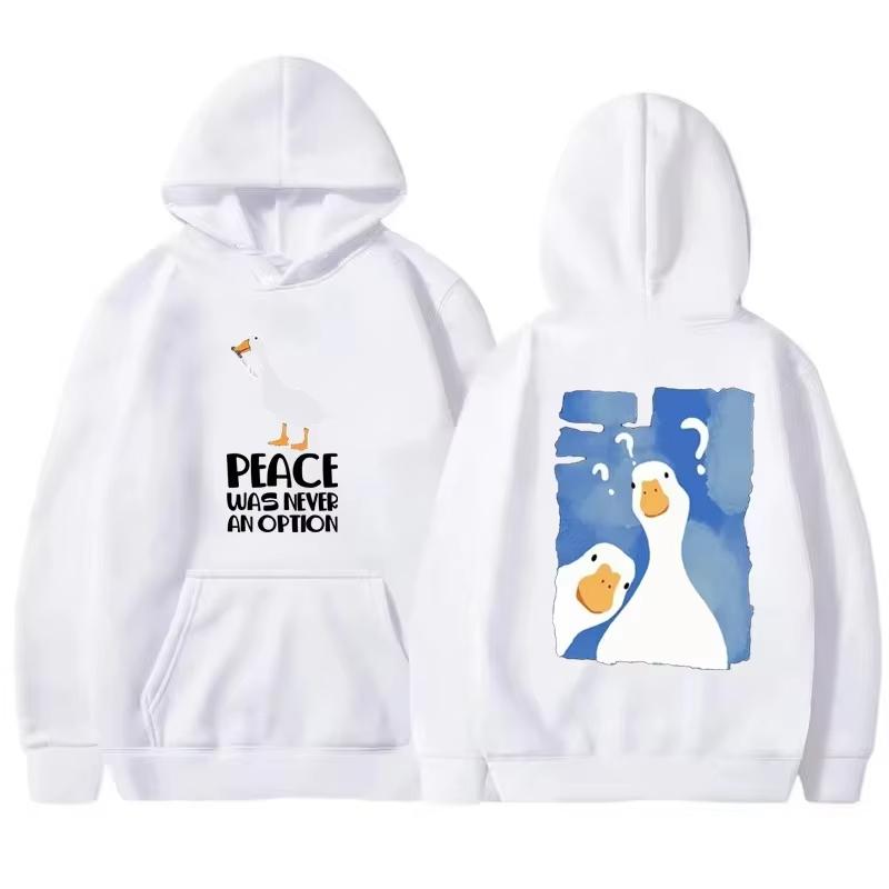 Unisex Autumn & Winter Hoodie: New Graphic-Print Design, Loose-Fit Style with Hood, Wind-Resistant Hood WY0391