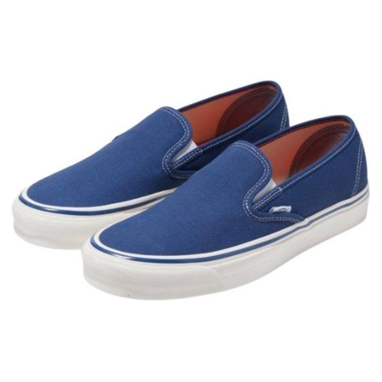 Vans Слипоны 48 Deck DX Низкие Скейт-Кеды Унисекс Кроссовки Сине-Белые VN0005UPIGV1