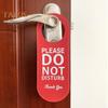 Не беспокоить Дверная вешалка Двусторонняя искусственная кожа Добро пожаловать Пожалуйста, постучите Домашний Офис Дверная ручка Знак Подвесной декоративный орнамент
