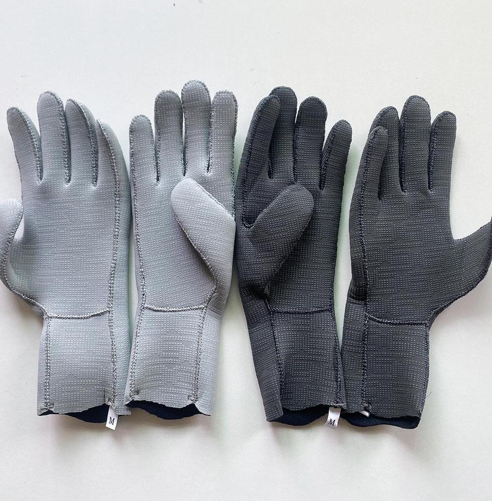 Super Elastic Neoprene Diving Gloves, 3-5mm, Wear-Resistant, Non-Slip, Cold-Proof, Warm Winter Swimming Snorkeling Gloves