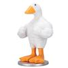Funny Muscle Duck Statue Home Decor Cute Little Duck Garden Figurine for Entryway Table