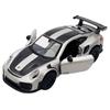 Майсто 1:64 Иконки Скорости Porsche 911 GT2 RS Металлическая Модель Автомобиля с Открывающимися Дверями, Серебристый