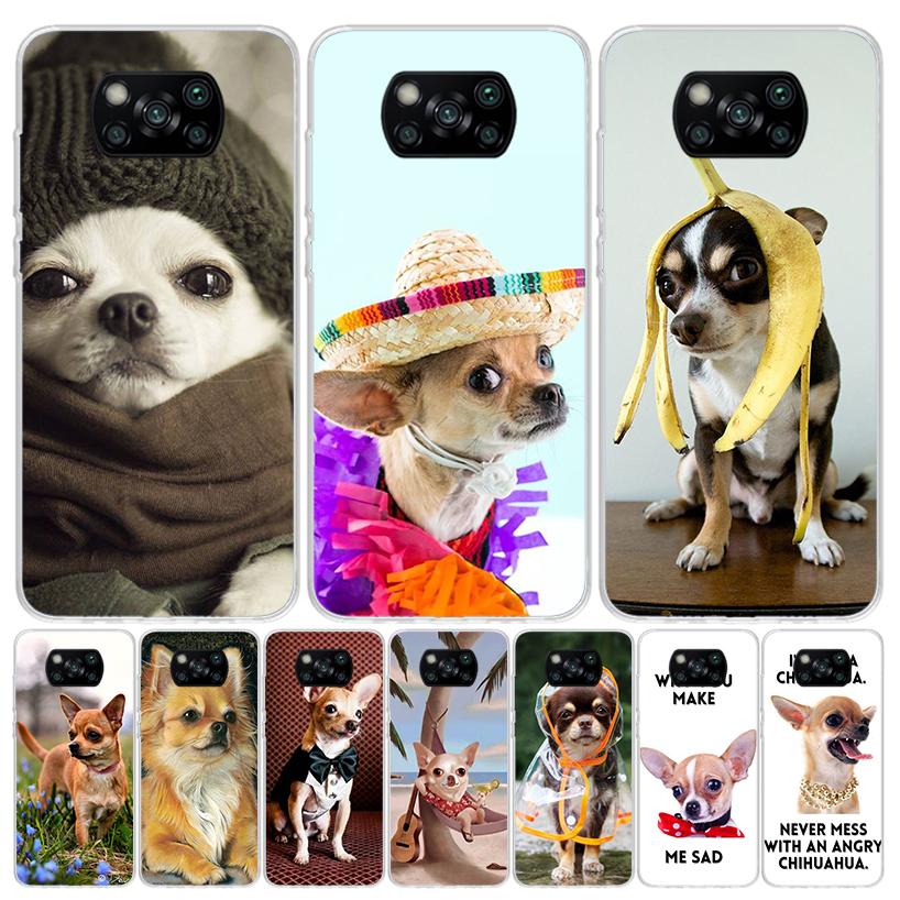 Chihuahua Puppy Teacup Dogs Case Phone Cover for Xiaomi Poco X3 Nfc X5 X6 X7 X4 Gt F7 Ultra F6 F5 Pro F4 F3 M5S M5 M4 M3 5G Tren