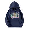 Child Fashion Lightweight Long Sleeve Pullover With Pockets  Print Hoodie