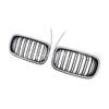 BMW X5 X6 F15 F16 2014-2017 Dual Bar Gloss Black Grille with Light Strip