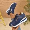 Fashion Women Sneakers 2025 New Lace-Up Wedge Sport Shoes for Women Casual Platform Sneakers Ladies Lightweight Designer Shoes Female