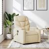 VidaXL Reclining Massage Armchair, Relaxation Chair with Cup Holders, Seat with Backrest and Armrests Living Room, 372462