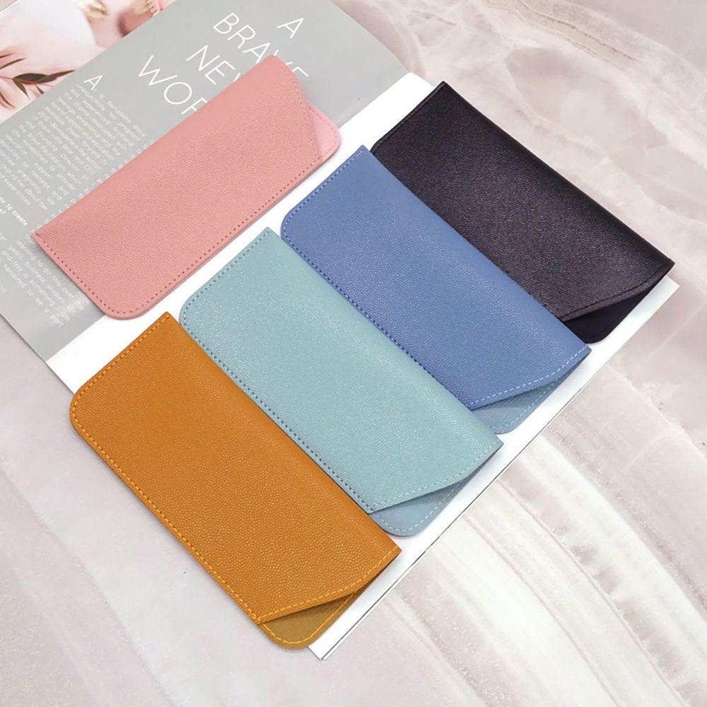 Portable Soft PU Leather Eyeglasses Sleeve Eyewear Protector Reading Glasses Pouch Glasses Case
