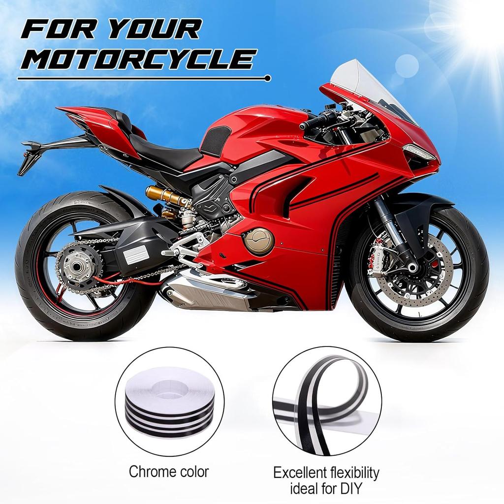 Spurtar Car Ptripe Tape, 2 Rolls X 32Ft Ptriping Automotive Tape Racing Stripes, Black Vinyl Ptripe Decals For Car, Motorcycle And Boat DIY