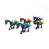Small Pellet Animal Medieval 59228 Skeleton Flame Horse Assembled Halloween Building Block Toy