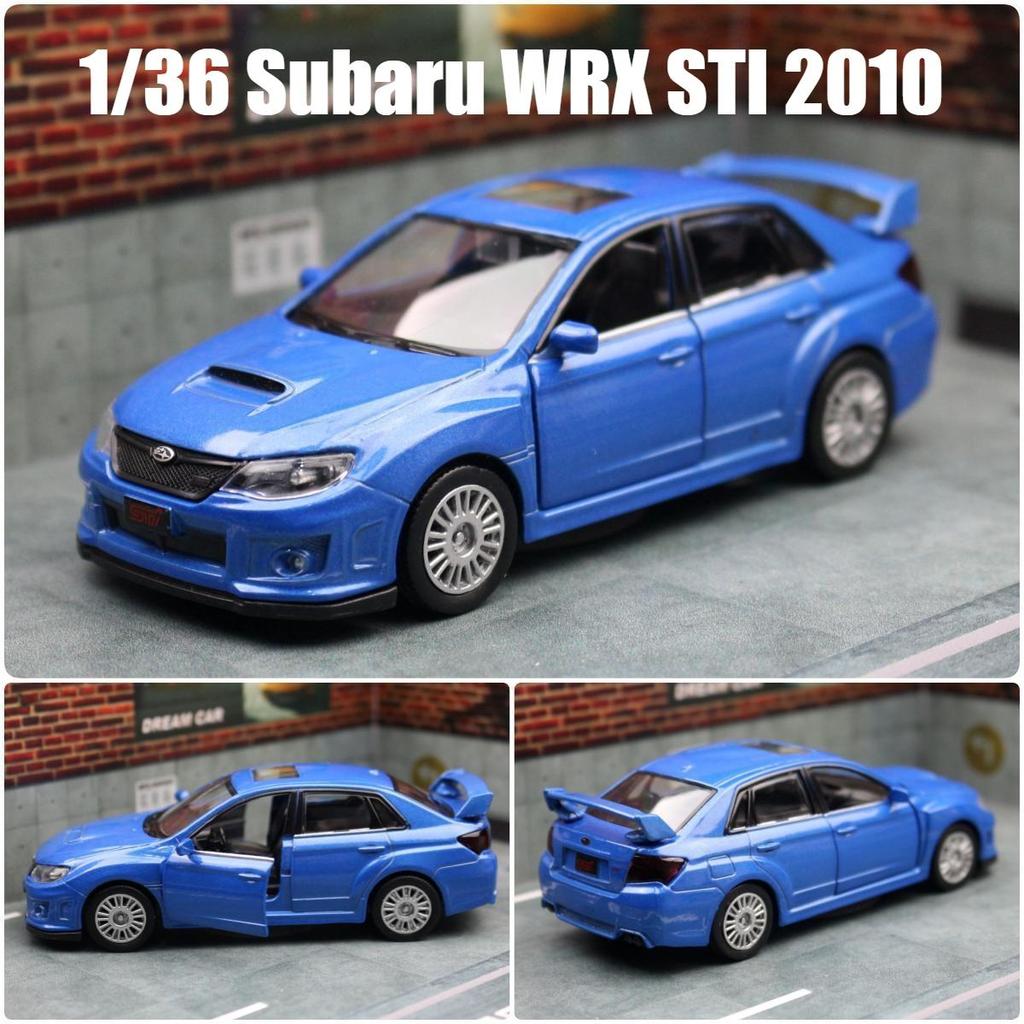 Subaru Impreza WRX STI 2010 Rally Car JDM Simulation Diecast & Toy Vehicle RMZ City 1:36 Alloy Model Gifts For Children