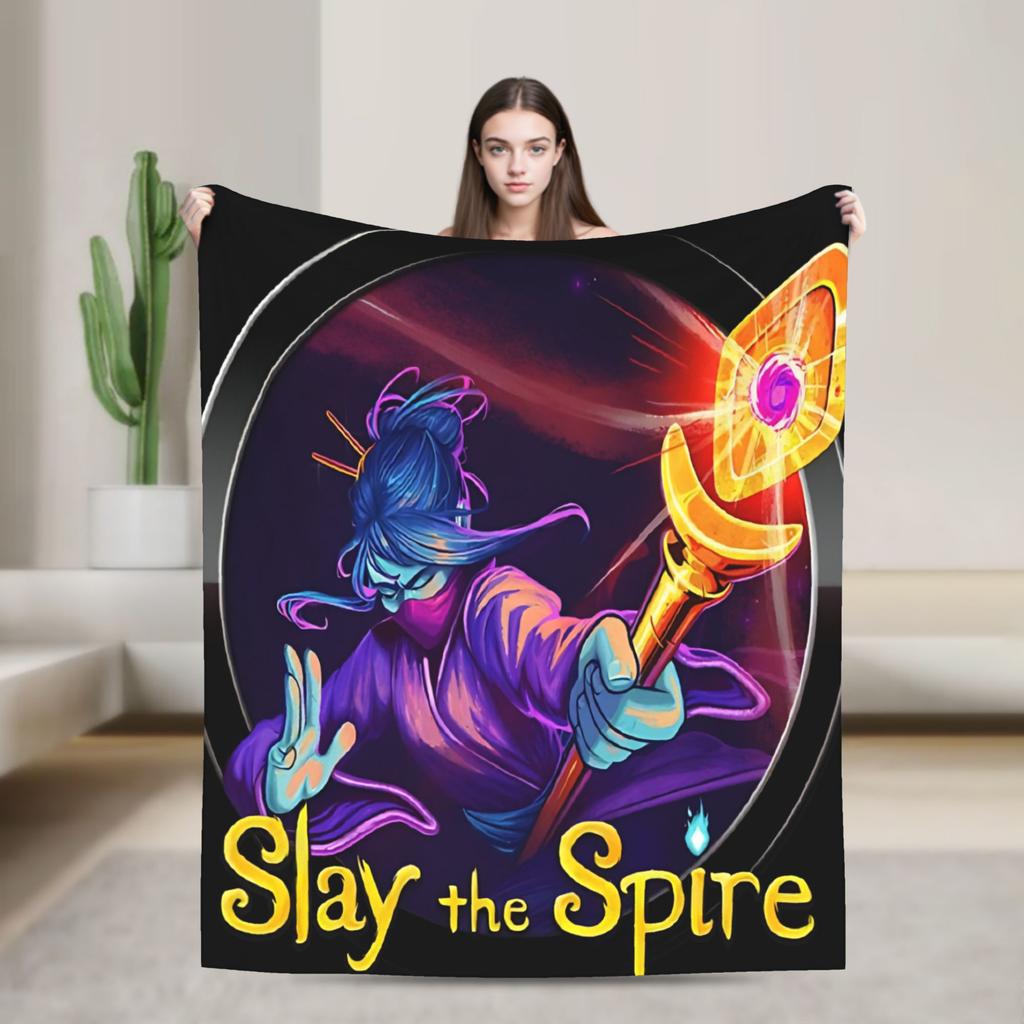 Slay the Spire 2 Games Flannel Blanket Autumn Soft Durable Throw Blanket for Boy Girl Living Room Bedspread Sofa Bed Cover
