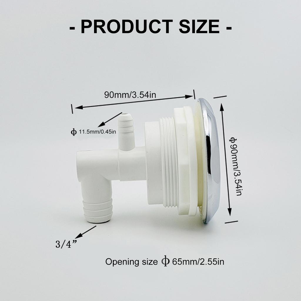 Stainless Steel ABS SPA Massage Jets Nozzle for Swimming Pool Hot Tubes Hydrotherapy Sturdy Water Flows Systems